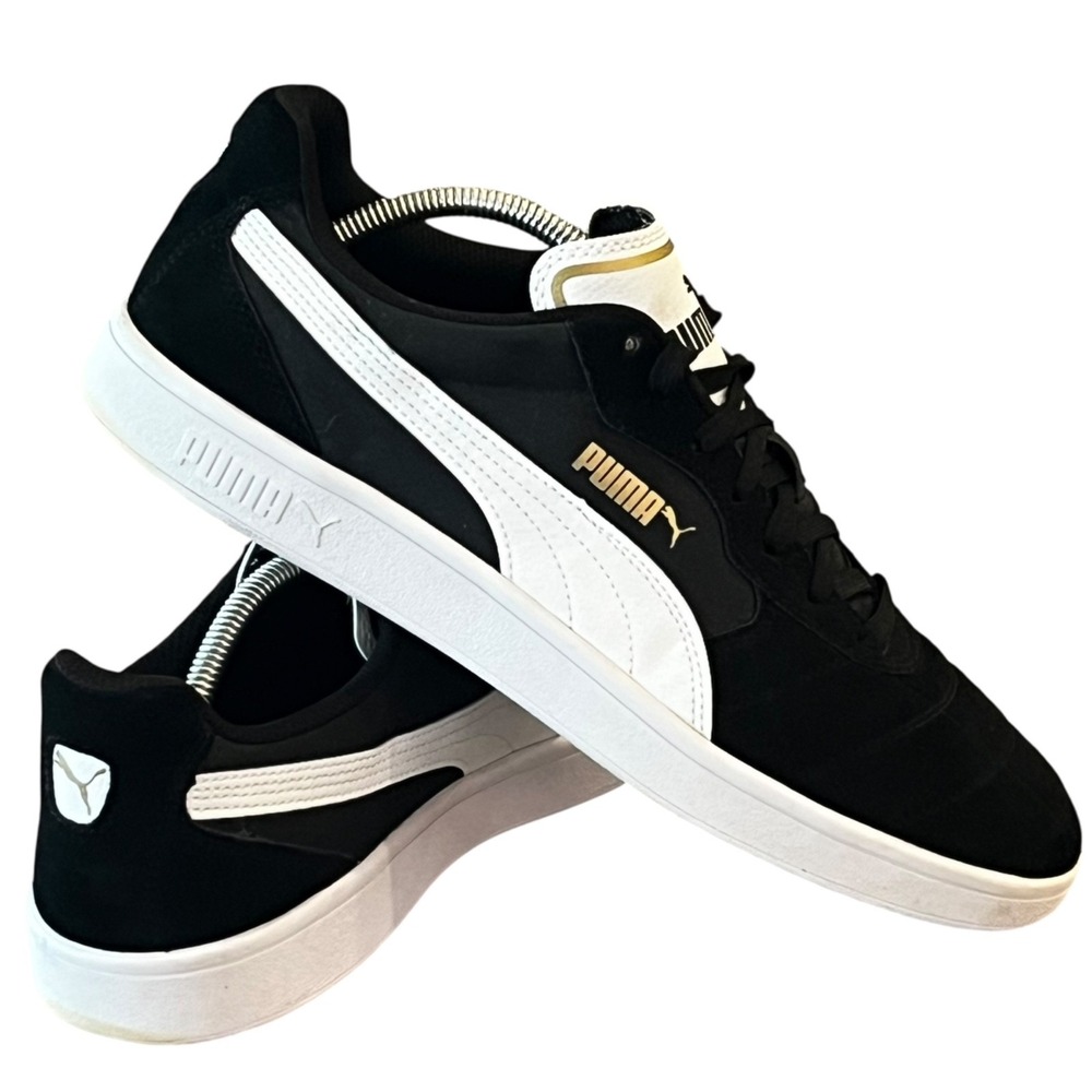 Puma Astro Kick Suede Sneakers Mens 11 Black‎ White 369115-01